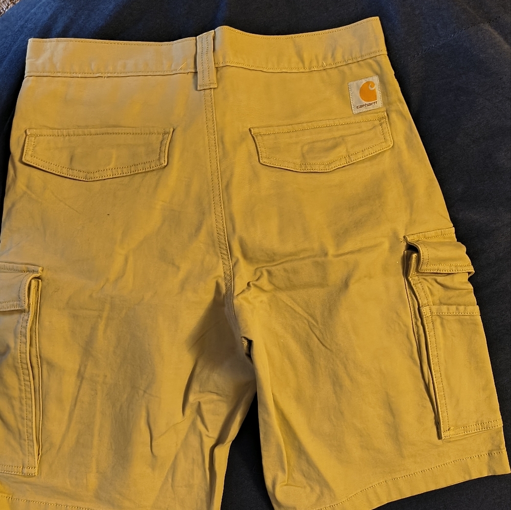 Carhartt Yellow Men's Cargo Shorts